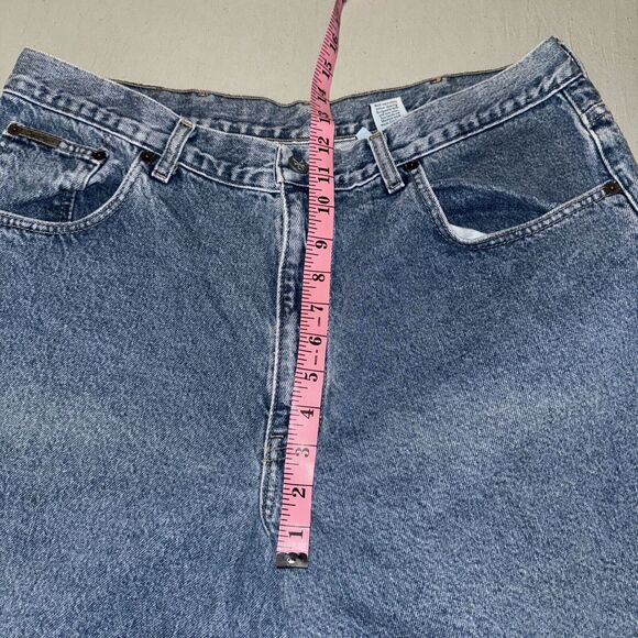 Calvin Klein Jeans Shorts 38 Men's Blue Denim 100% Cotton 5-Pockets Mid-Rise - Picture 9 of 9